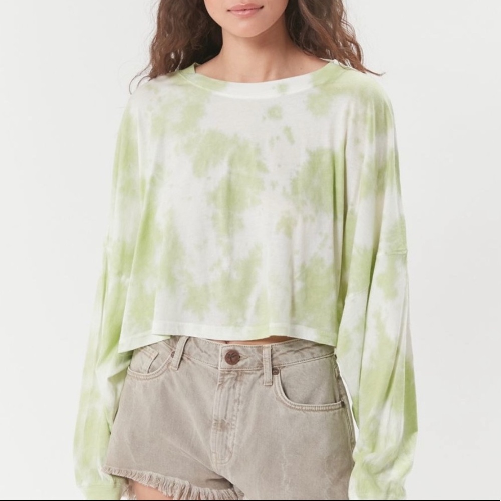 UO Out From Under ella long sleeve cropped tee